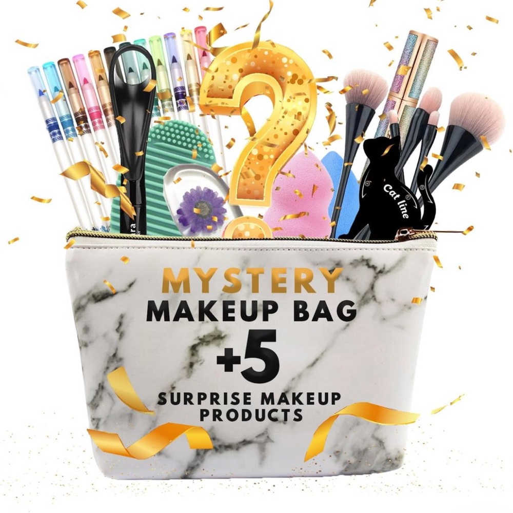 Mystery Makeup Bag with Surprise Products make up and Beauty . $150.00 VALUE!